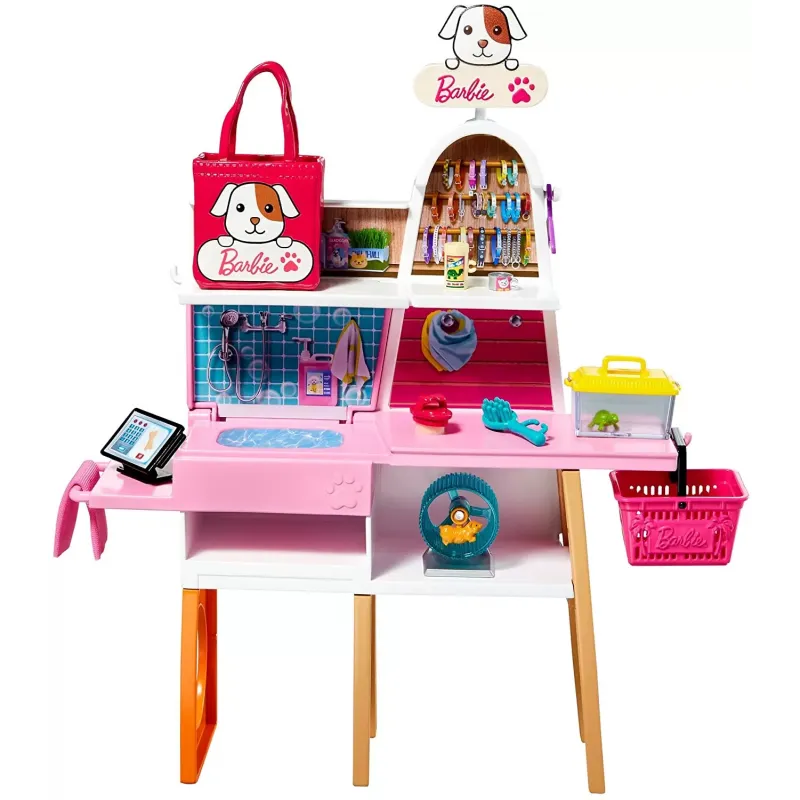 BARBIE SET DE JOACĂ MAGAZIN ACCESORII ANIMALUTE