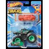 HOT WHEELS MONSTER TRUCK ȘI MAȘINUȚĂ METALICĂ SKELETON CREW