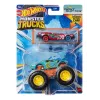 HOT WHEELS MONSTER TRUCK ȘI MAȘINUȚĂ METALICĂ NIGHT SHIFTER