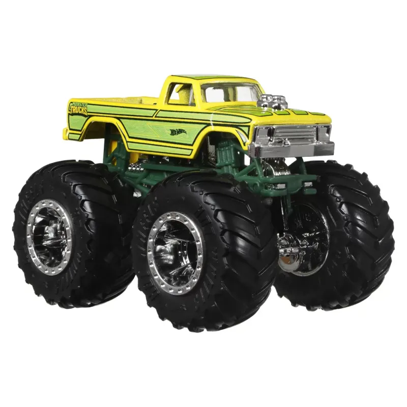 HOT WHEELS MONSTER TRUCK ȘI MAȘINUȚĂ METALICĂ MIDWEST MADNESS