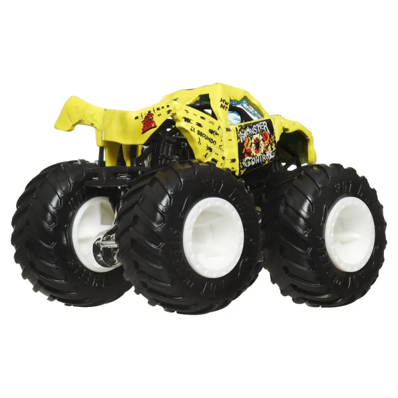 HOT WHEELS MONSTER TRUCK ȘI MAȘINUȚĂ METALICĂ TOTALED