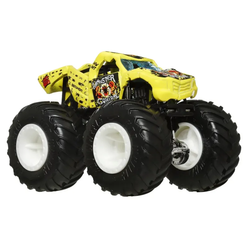 HOT WHEELS MONSTER TRUCK ȘI MAȘINUȚĂ METALICĂ TOTALED
