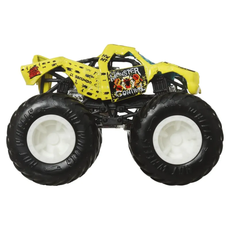 HOT WHEELS MONSTER TRUCK ȘI MAȘINUȚĂ METALICĂ TOTALED