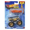 HOT WHEELS MONSTER TRUCK ȘI MAȘINUȚĂ METALICĂ 5 ALARM