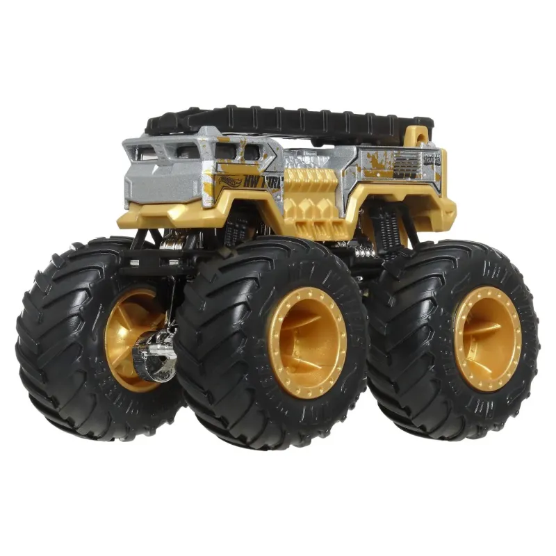HOT WHEELS MONSTER TRUCK ȘI MAȘINUȚĂ METALICĂ 5 ALARM