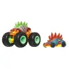 HOT WHEELS MONSTER TRUCK ȘI MAȘINUȚĂ METALICĂ MOTOSAURUS