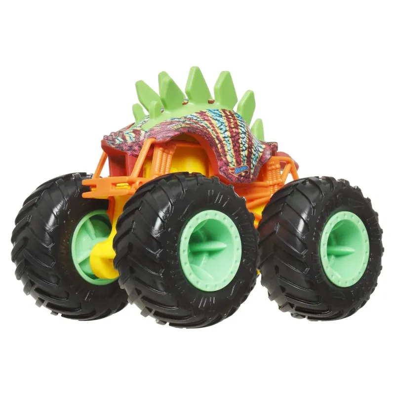 HOT WHEELS MONSTER TRUCK ȘI MAȘINUȚĂ METALICĂ MOTOSAURUS
