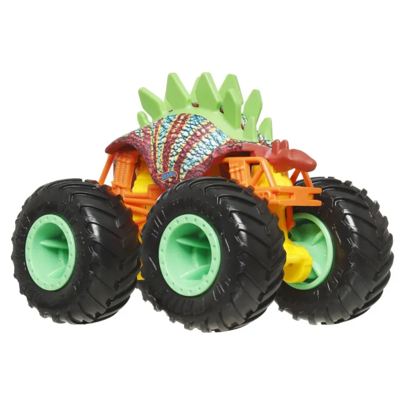 HOT WHEELS MONSTER TRUCK ȘI MAȘINUȚĂ METALICĂ MOTOSAURUS