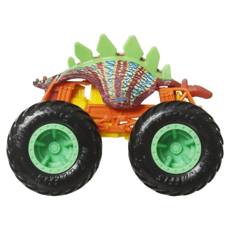 HOT WHEELS MONSTER TRUCK ȘI MAȘINUȚĂ METALICĂ MOTOSAURUS
