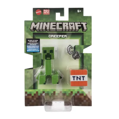 MINECRAFT CRAFT A BLOCK FIGURINĂ CREEPER 8CM