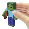 MINECRAFT CRAFT A BLOCK FIGURINĂ ZOMBI 8CM