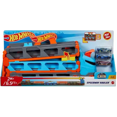 HOT WHEELS 2 IN 1 MEGA TRANSPORTATOR MASINI PISTA