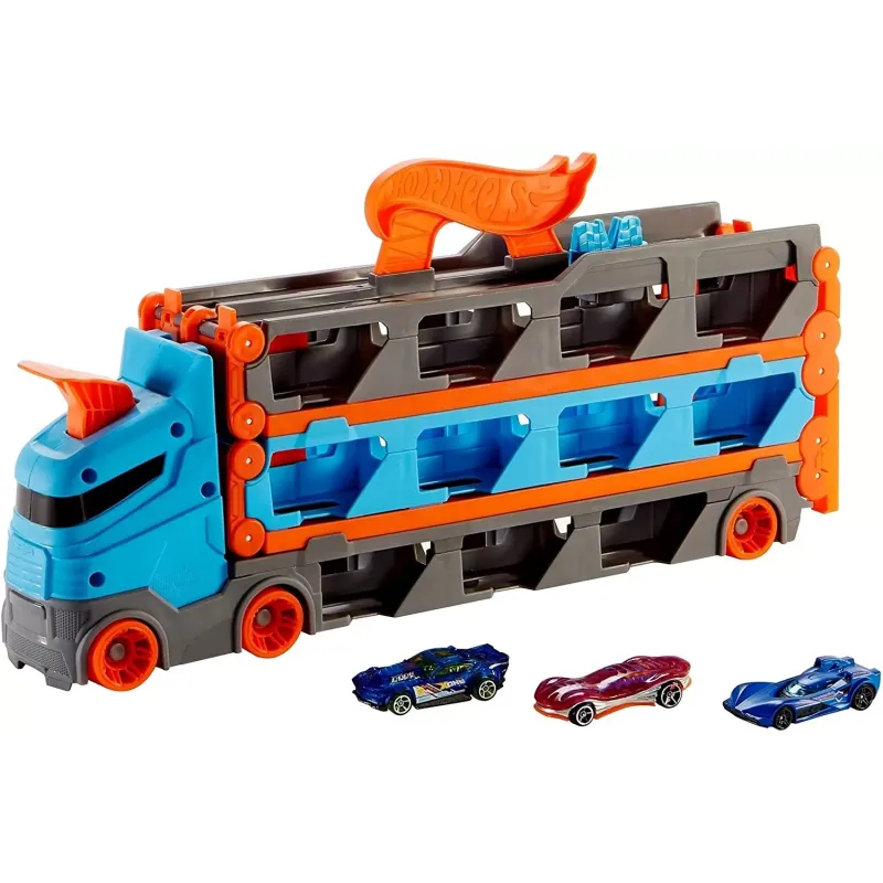 HOT WHEELS 2 IN 1 MEGA TRANSPORTATOR MASINI PISTA