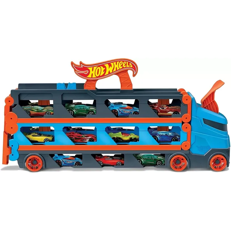 HOT WHEELS 2 IN 1 MEGA TRANSPORTATOR MASINI PISTA