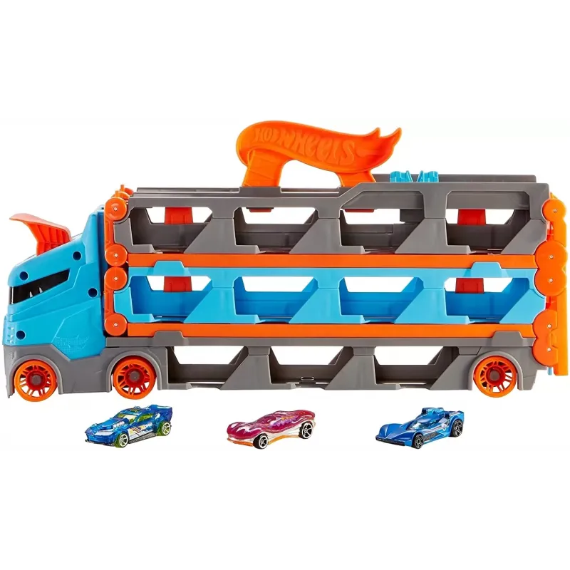 HOT WHEELS 2 IN 1 MEGA TRANSPORTATOR MASINI PISTA