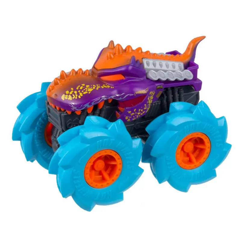 HOT WHEELS MONSTER TRUCK MAȘINUȚĂ TWISTER TREDZ MEGA WREX ALBASTRU SCARA 1:43