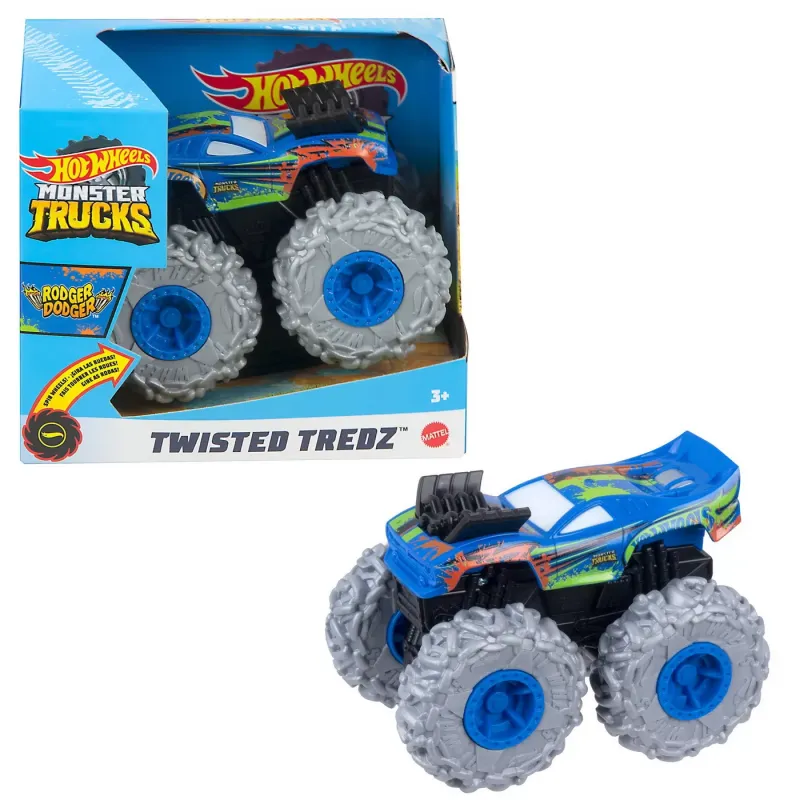 HOT WHEELS MONSTER TRUCK MAȘINUȚĂ TWISTER TREDZ ROGER DODGER SCARA 1:43