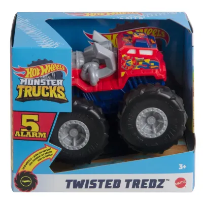 HOT WHEELS MONSTER TRUCK MAȘINUȚĂ TWISTER TREDZ 5 ALARM SCARA 1:43