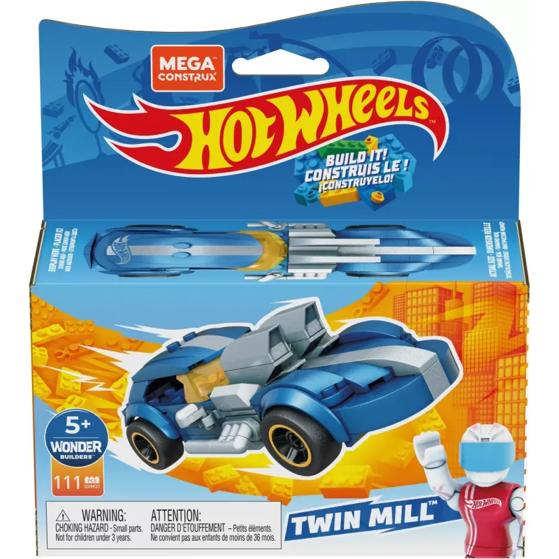 HOT WHEELS MEGA MAȘINUȚĂ CONSTRUIBILA TWIN MILL