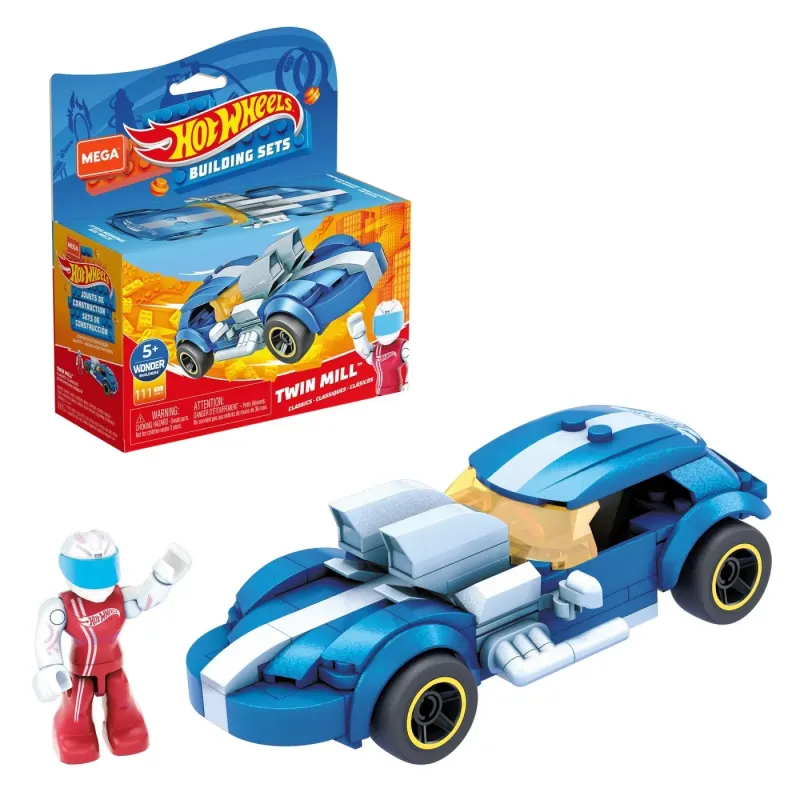 HOT WHEELS MEGA MAȘINUȚĂ CONSTRUIBILA TWIN MILL