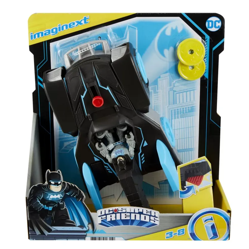 IMAGINEXT DC SUPER FRIENDS VEHICUL CU FIGURINĂ BAT-TECH BATMOBIL