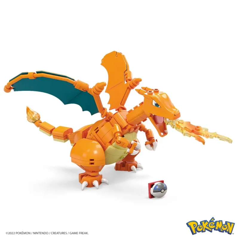 POKEMON MEGA CONSTRUX CHARIZARD DRACAUFEU GLURAK