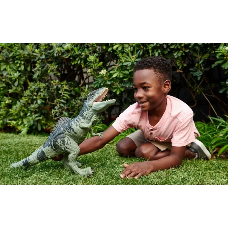 JURASSIC WORLD STRIKE N ROAR DINOZAUR GIGANOTOSAURUS