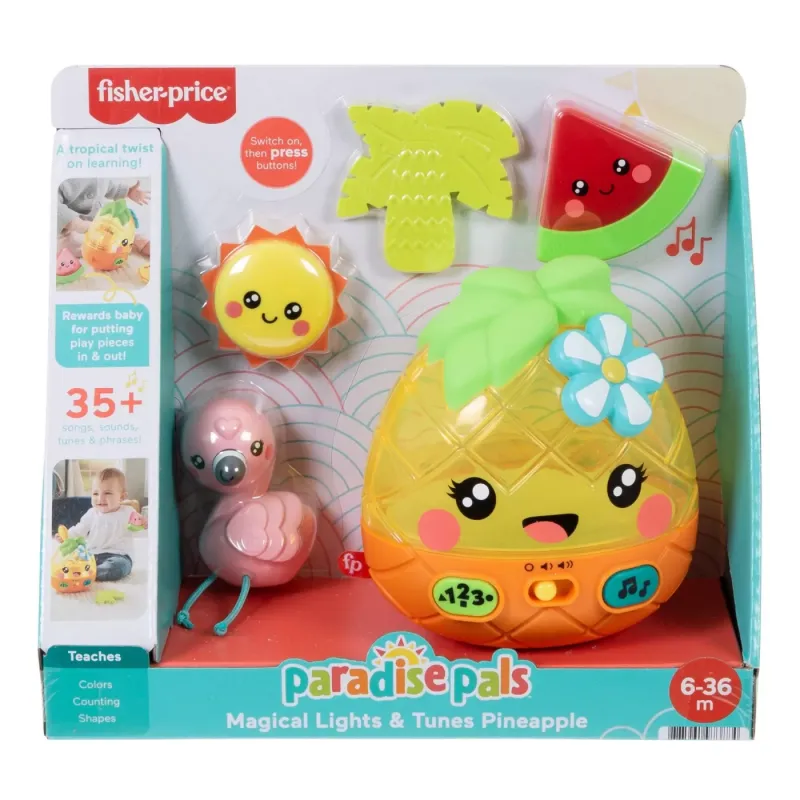 FISHER PRICE ANANAS CU SUNETE ȘI LUMINI