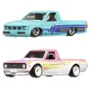 HOT WHEELS PREMIUM SET 2 MASINUTE METALICE DATSUN SUNNY TRUCK ȘI NISSAN HARDBODY SCARA 1:64