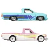 HOT WHEELS PREMIUM SET 2 MASINUTE METALICE DATSUN SUNNY TRUCK ȘI NISSAN HARDBODY SCARA 1:64