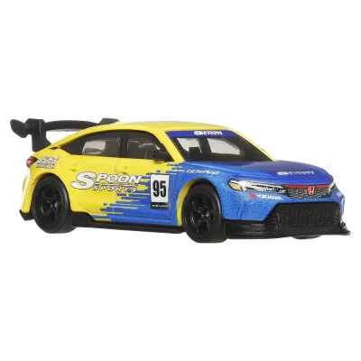 HOT WHEELS PREMIUM SET 2 MASINUTE METALICE HONDA CIVIC 99 TIP R EK9 ȘI HONDA CIVIC TIP R SCARA 1:64