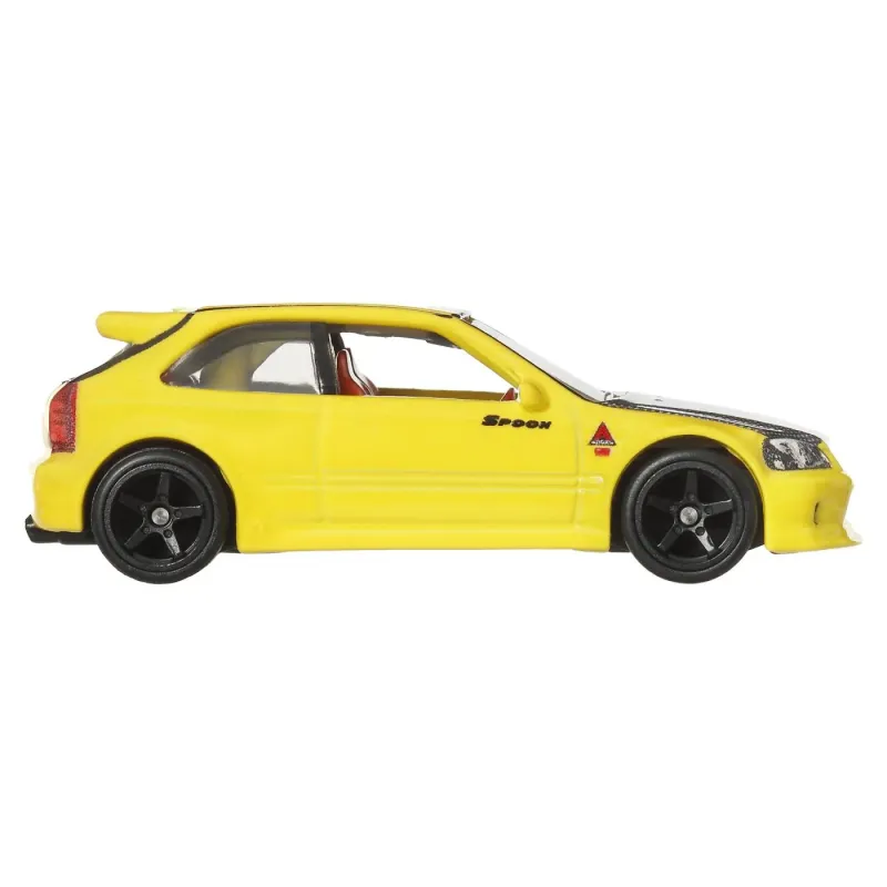 HOT WHEELS PREMIUM SET 2 MASINUTE METALICE HONDA CIVIC 99 TIP R EK9 ȘI HONDA CIVIC TIP R SCARA 1:64