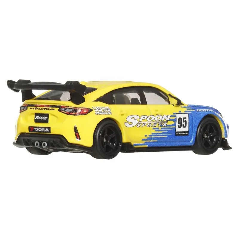 HOT WHEELS PREMIUM SET 2 MASINUTE METALICE HONDA CIVIC 99 TIP R EK9 ȘI HONDA CIVIC TIP R SCARA 1:64
