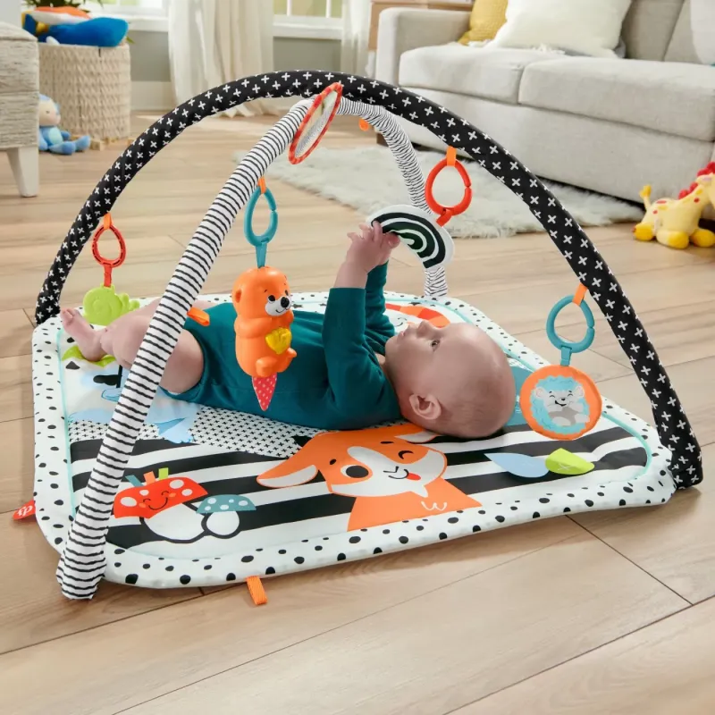 FISHER PRICE SALTEA MUZICĂLA 3 IN 1 CU CENTRU DE ACTIVITĂȚI