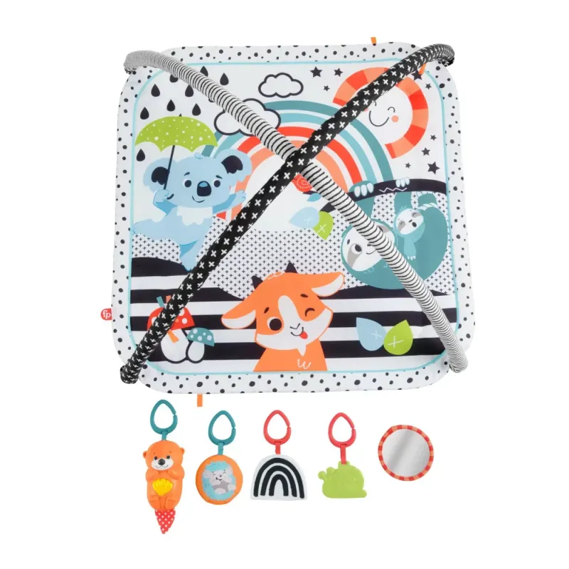 FISHER PRICE SALTEA MUZICĂLA 3 IN 1 CU CENTRU DE ACTIVITĂȚI