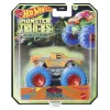 HOT WHEELS MONSTER TRUCK GLOW IN THE DARK MAȘINUȚĂ PODIUM CRASHER SCARA 1:64