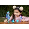 ENCHANTIMALS SET PAPUSI SURORI ȘI ANIMALUTELE LOR PATTER PEACOCK ȘI FLAP ȘI PIERA PEACOCK ȘI FEATHER