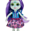 ENCHANTIMALS SET PAPUSI SURORI ȘI ANIMALUTELE LOR PATTER PEACOCK ȘI FLAP ȘI PIERA PEACOCK ȘI FEATHER