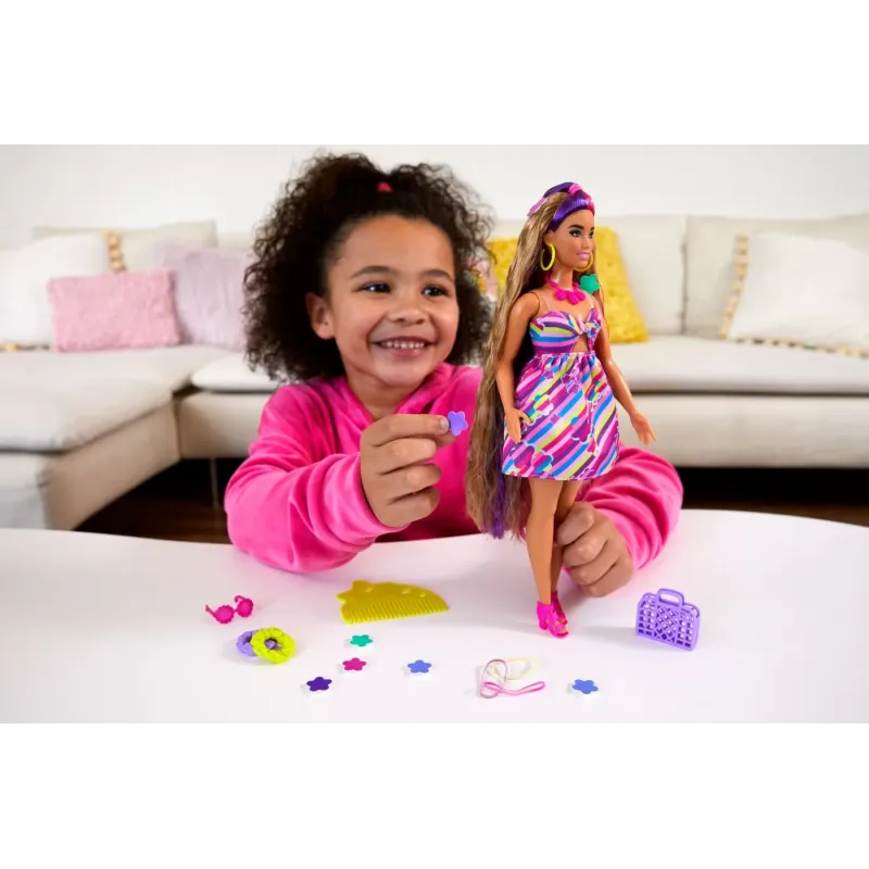 BARBIE TOTALLY HAIR PAPUSA BARBIE SATENA