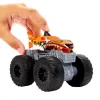 HOT WHEELS MONSTER TRUCK ROARIN WRECKERS TIGER SHARK CU FUNCTII ȘI SUNETE SCARA  1:43