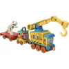 THOMAS LOCOMOTIVA CU VAGON PUSH ALONG DINO
