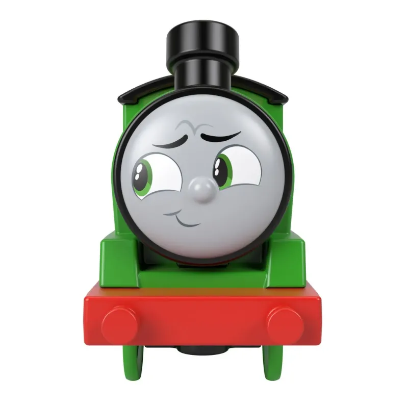 THOMAS LOCOMOTIVA MOTORIZATA PERCY BRAKE CAR BRUNO CU 2 VAGOANE