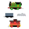 THOMAS LOCOMOTIVA MOTORIZATA PERCY BRAKE CAR BRUNO CU 2 VAGOANE
