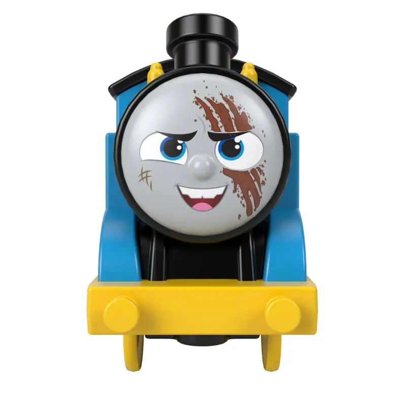 THOMAS LOCOMOTIVA MOTORIZATA ECHIPA PE SANTIER THOMAS AND TERENCE CU 2 VAGOANE