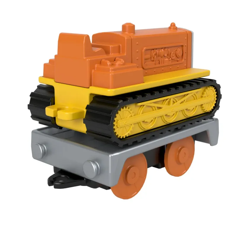 THOMAS LOCOMOTIVA MOTORIZATA ECHIPA PE SANTIER THOMAS AND TERENCE CU 2 VAGOANE