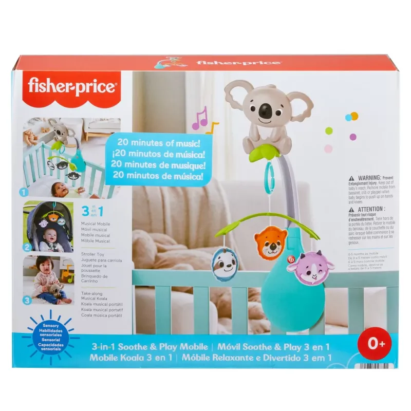 FISHER PRICE CARUSEL MUZICĂL 3 IN 1
