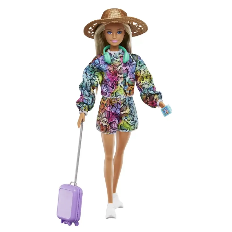 BARBIE PAPUSA BARBIE IN CALATORIE