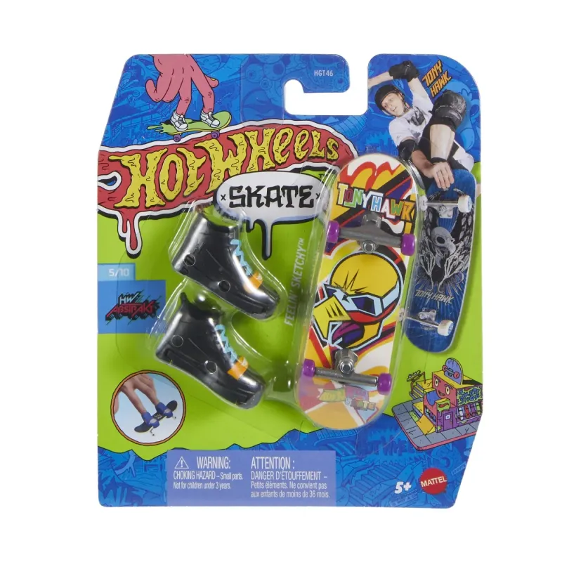 HOT WHEELS SET PLACA ȘI PANTOFI DE SKATE