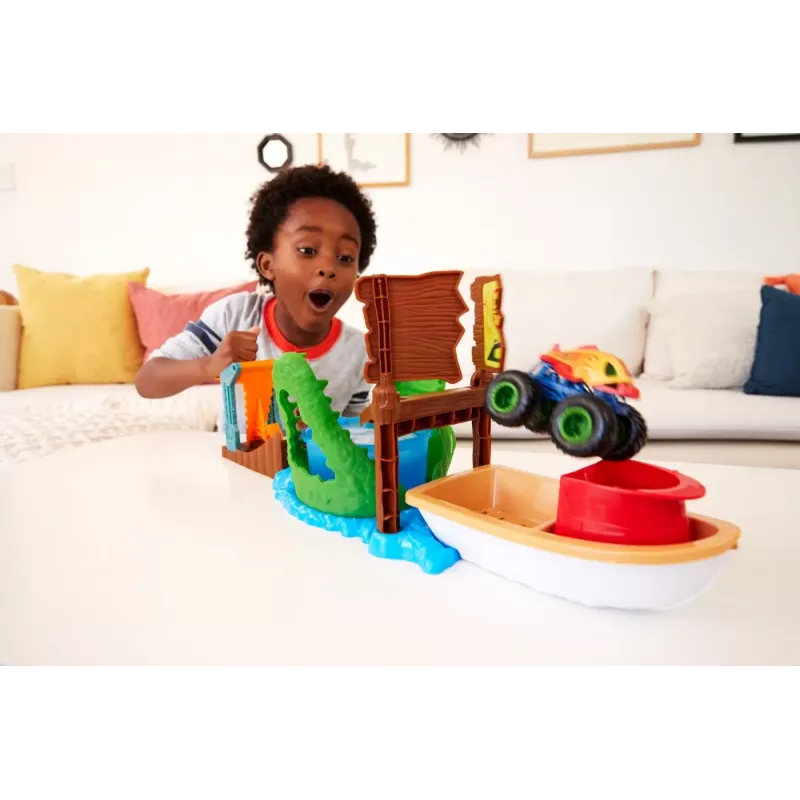 HOT WHEELS MONSTER TRUCK COLOR SHIFTERS ATACUL CROCODILULUI