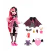 MONSTER HIGH PAPUSA DRACULAURA CU ANIMALUT ȘI ACCESORII